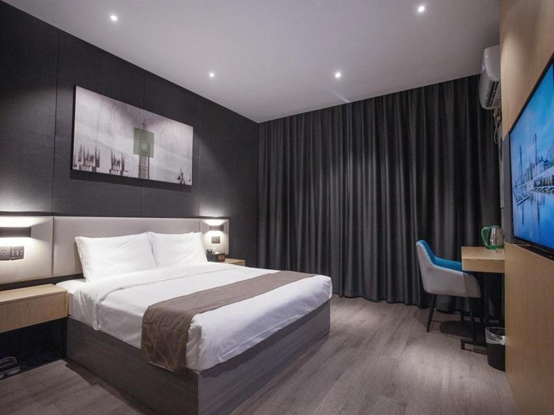 Thank Inn Chain Hotel Hunan Huaihua Hecheng District South High Speed Rail Station Extérieur photo